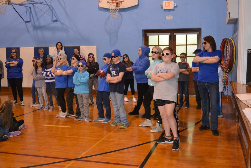 Troy Public Schools TGS hold Academic Pep Rally for State Tests