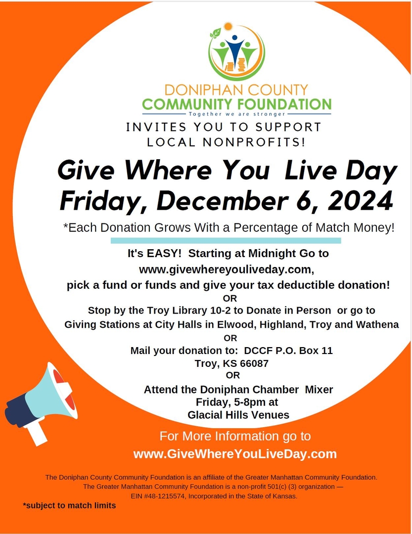Give Where You Live Flyer 