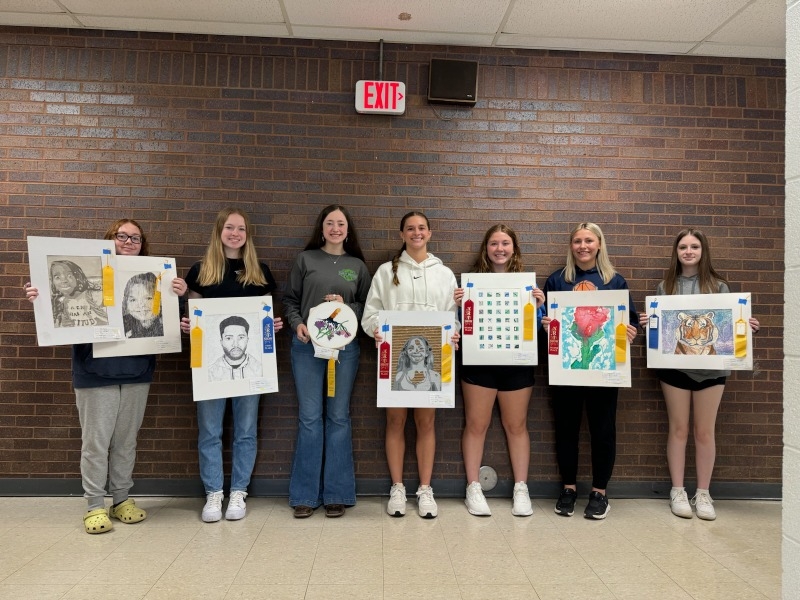 Troy Public Schools 2024 HCC Art Day Winners